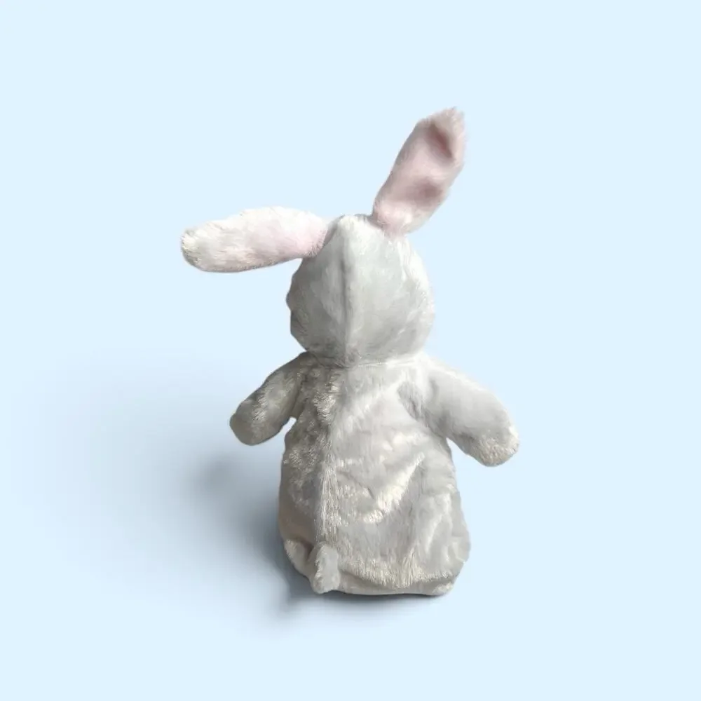 Orange Stripes Manhattan Toy Baby Bunny Doll Lovey Plush Rabbit Snuggle Sack